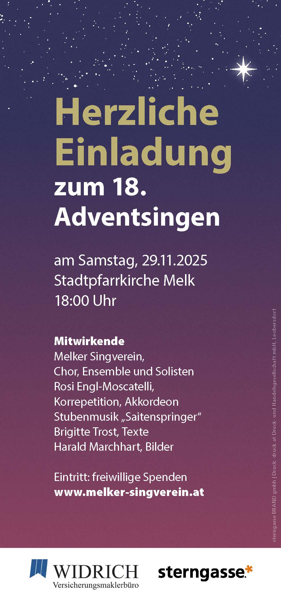 adventsingen 2025 flyer L01 2